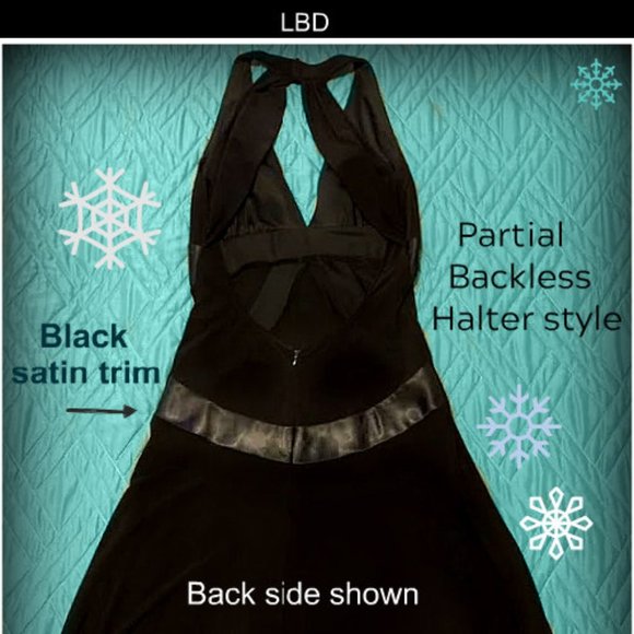Little Black Dress  Halter Style NWT - Picture 11 of 16